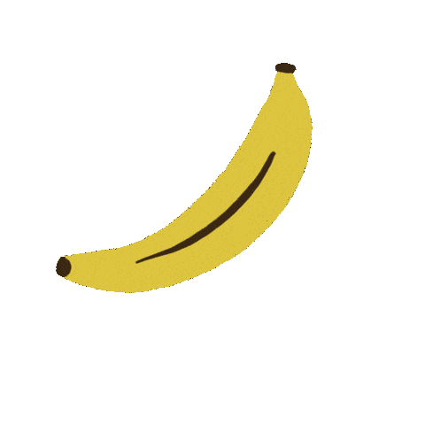 Banana Peel Fun Sticker