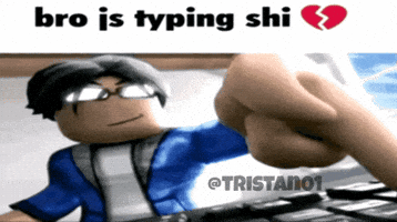 Broken Heart Typing GIF