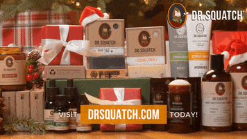 Holiday Gift Christmas GIF by DrSquatchSoapCo