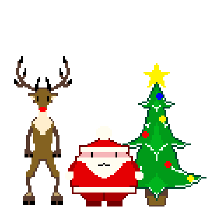 Merry Christmas Dancing Sticker