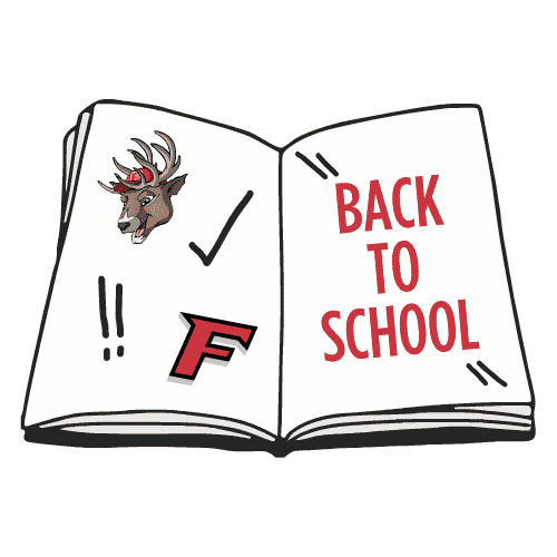 Back To School Notebook Sticker by fairfieldu