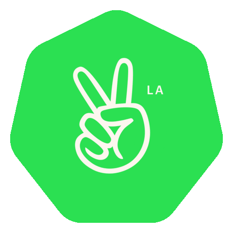 Peace Sticker by Larssen Amaral