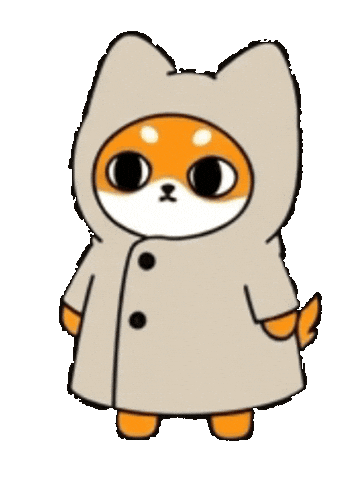 Shiba Boba Sticker by OHAYOTEA