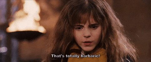 harry potter thats barbaric GIF