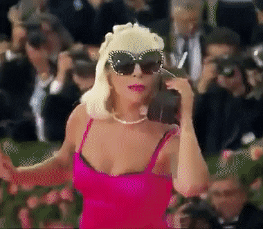 Lady Gaga Phone GIF by MOODMAN - Find & Share on GIPHY