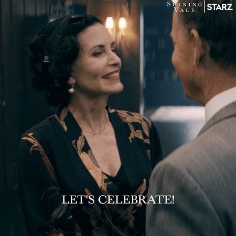 Excited Courteney Cox GIF by Shining Vale