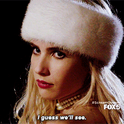 well see scream queens GIF