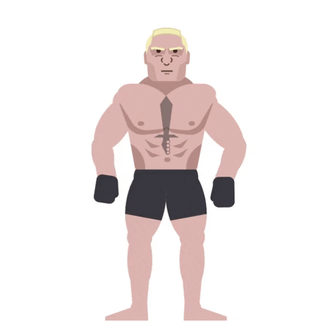Angry Brock Lesnar GIF