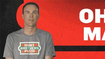 Awkward Oh Man GIF by Hunt Brothers® Pizza