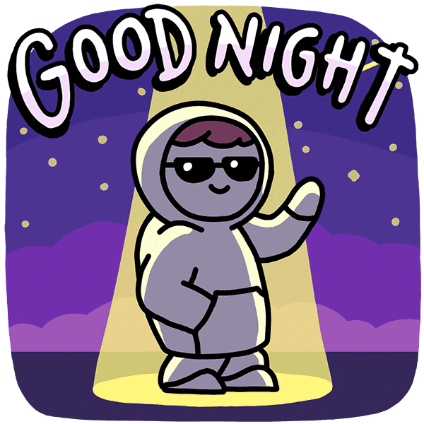 Goodnight moon. Goodnight clock. Goodnight chair. Goodnight random boo app user.