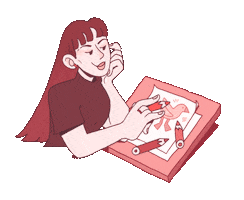 Illustration Drawing Sticker