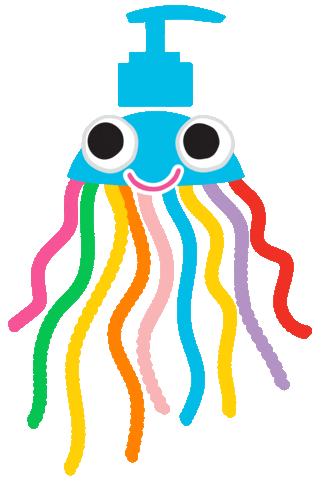 Happy Sea Creature Sticker by Gro-To Skin Care