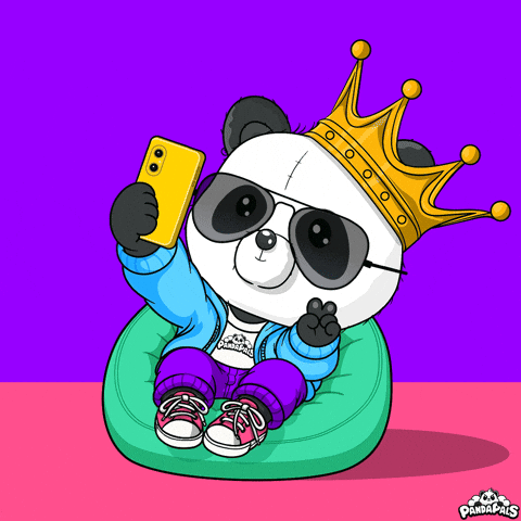 Social Media Wink GIF by PandaPals