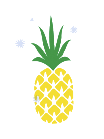 Swim Pineapple Sticker by BBLittles