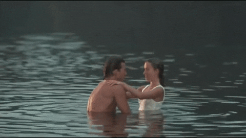 Patrick Swayze Lake GIF - Find & Share on GIPHY