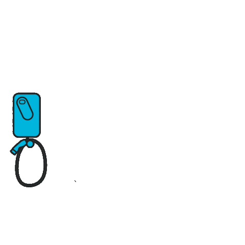 Driving Electric Car Sticker by sonnenCommunity