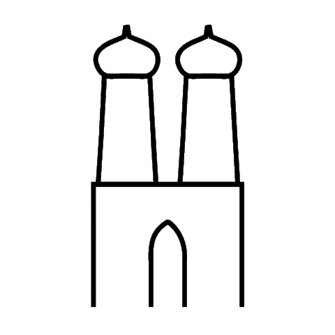 Munich Sticker by Haebmau