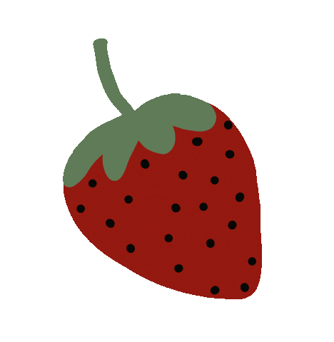 Strawberry Sticker by The Crossing Church