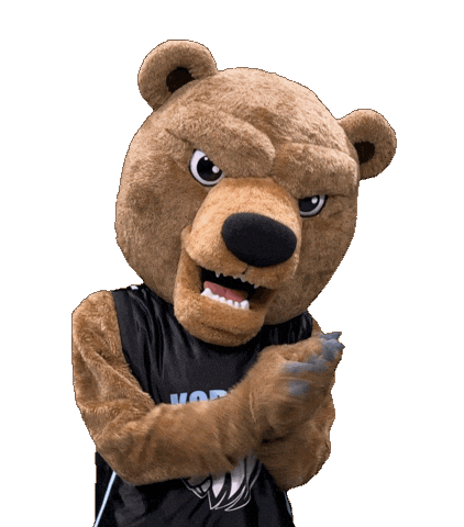 Bear Clap Sticker by Lethbridge Polytechnic