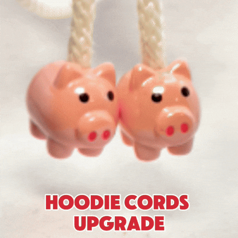Pig Piggy GIF by Hoodie Charms