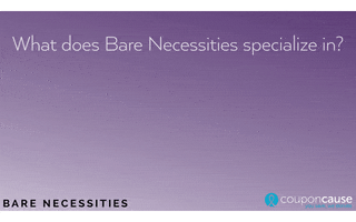 Bare Necessities Faq GIF by Coupon Cause