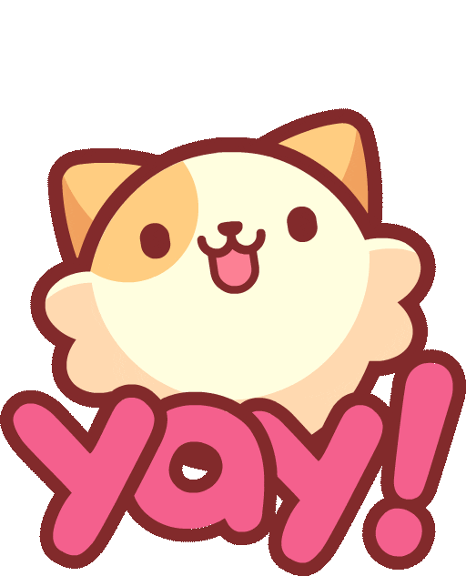 Happy Cat Sticker by Piffle for iOS & Android GIPHY