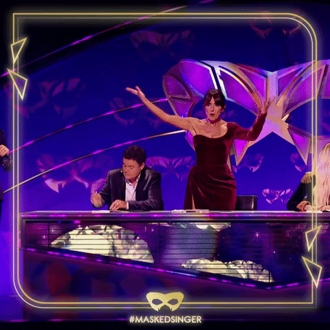 Davina Mccall Wow GIF by The Masked Singer UK