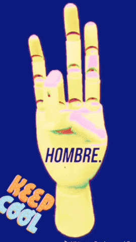 Hombre21 cool sign fingers 21 GIF