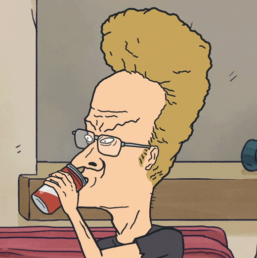 Beavis And Butthead Drinking GIF by Paramount+