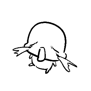Sad Cry Sticker