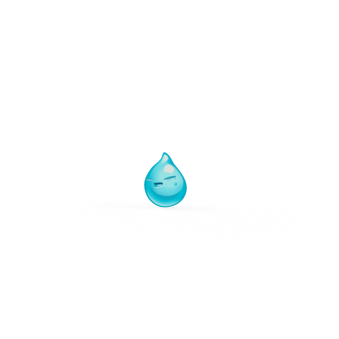 Water Drop Cartoon Gif