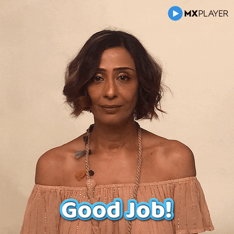 Well Done Smile GIF by MX Player