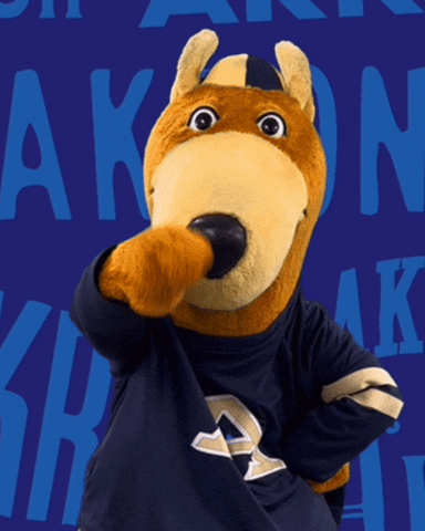 Shame Finger Wag GIF by The University of Akron