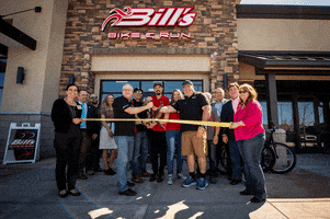 Ribbon Cutting Ammon GIF by B2X Photo