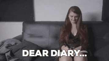 Journaling Dear Diary GIF by Ryn Dean