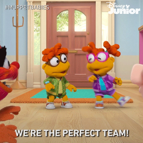 High Five The Muppets GIF by DisneyJunior
