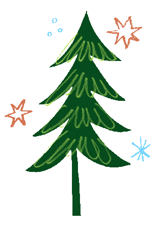 Christmas Tree Holiday Sticker by Etsy