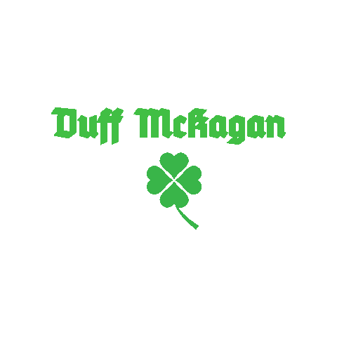 St Patricks Day Guitar Sticker by Duff McKagan