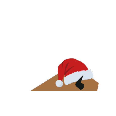 Christmas Santa Sticker by ROAM Roof & Solar