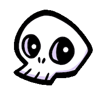 Happy Skull Sticker by leart