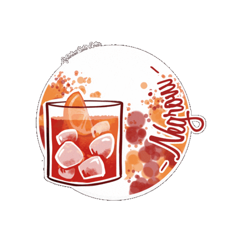 Summer Cocktail Sticker