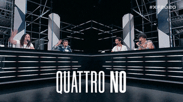 Quattro No GIF by X Factor Italia