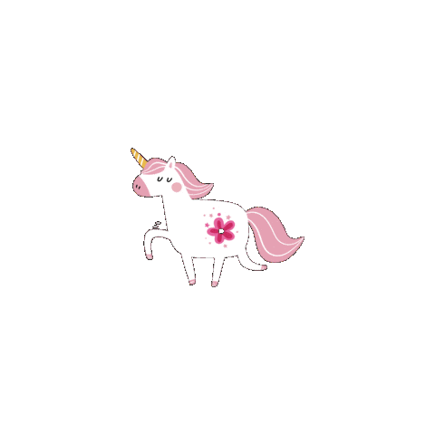 Unicorn Jednorozec Sticker by Vyrobeniny
