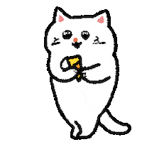 Cat Hooray Sticker