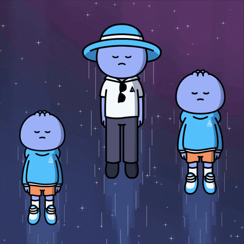 Flying To The Moon GIF by Kudai