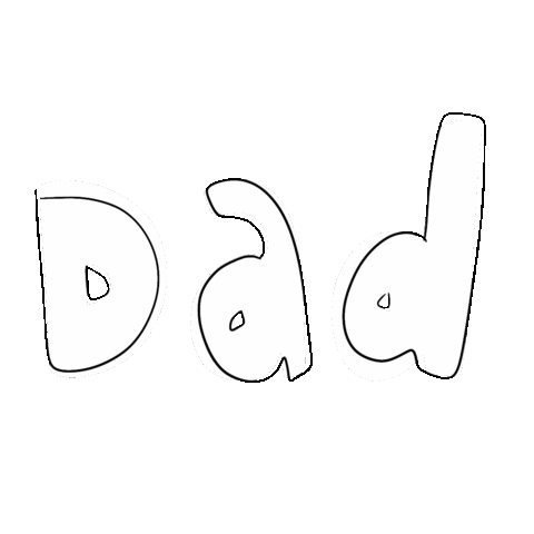 Fathers Day Dad Sticker