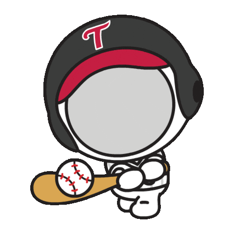 Baseball Hit Sticker by LG Uplus