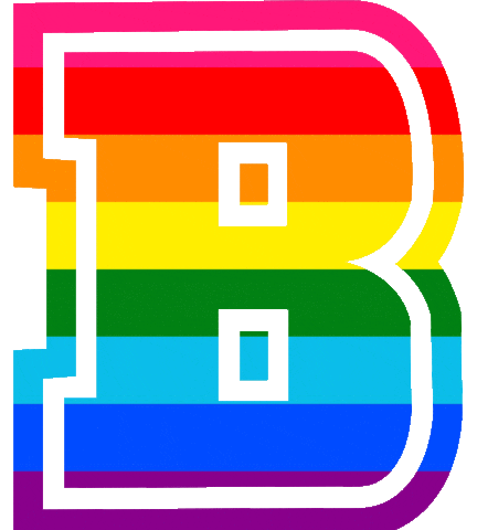 Rainbow Pride Sticker by Brockport