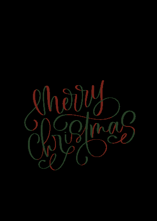 EmilyHehe christmas merry christmas holidays lettering GIF