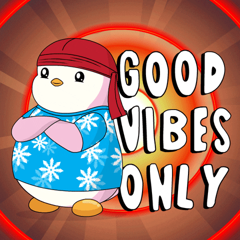 Happy Good Vibes GIF by Pudgy Penguins